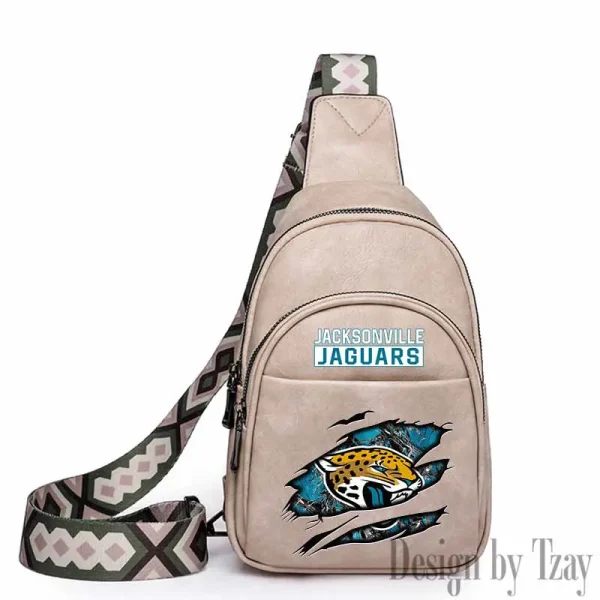Jacksonville Jaguars Leather Relang Sling Bag for Women Crossbody For Travel And Daily Use SPTLRSB015 - Image 2