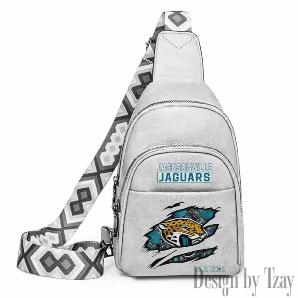 Jacksonville Jaguars Leather Relang Sling Bag for Women Crossbody For Travel And Daily Use SPTLRSB015 - Image 3