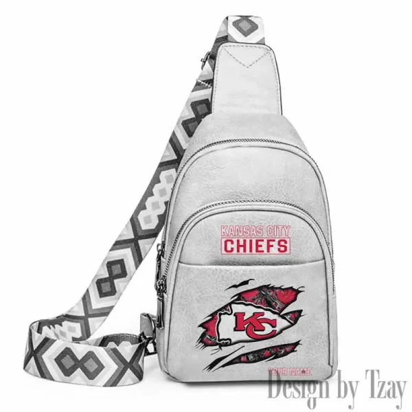 Kansas City Chiefs Leather Relang Sling Bag for Women Crossbody For Travel And Daily Use SPTLRSB016 - Image 2