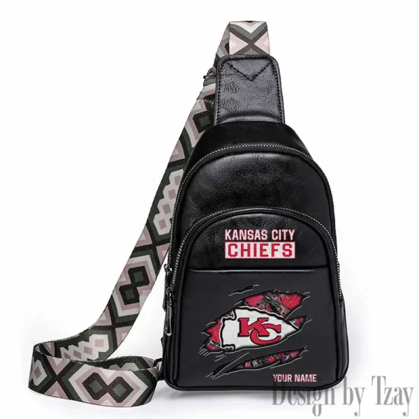 Kansas City Chiefs Leather Relang Sling Bag for Women Crossbody For Travel And Daily Use SPTLRSB016 - Image 3
