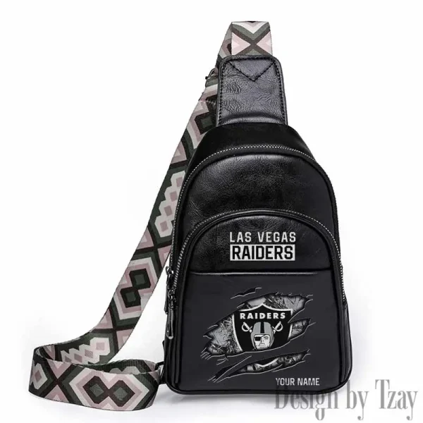 Las Vegas Raiders Leather Relang Sling Bag for Women Crossbody For Travel And Daily Use SPTLRSB017 - Image 2