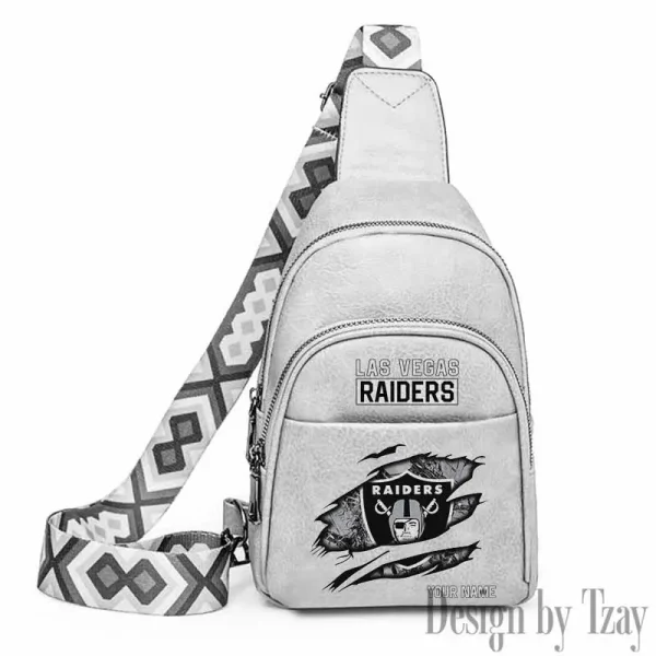 Las Vegas Raiders Leather Relang Sling Bag for Women Crossbody For Travel And Daily Use SPTLRSB017 - Image 3