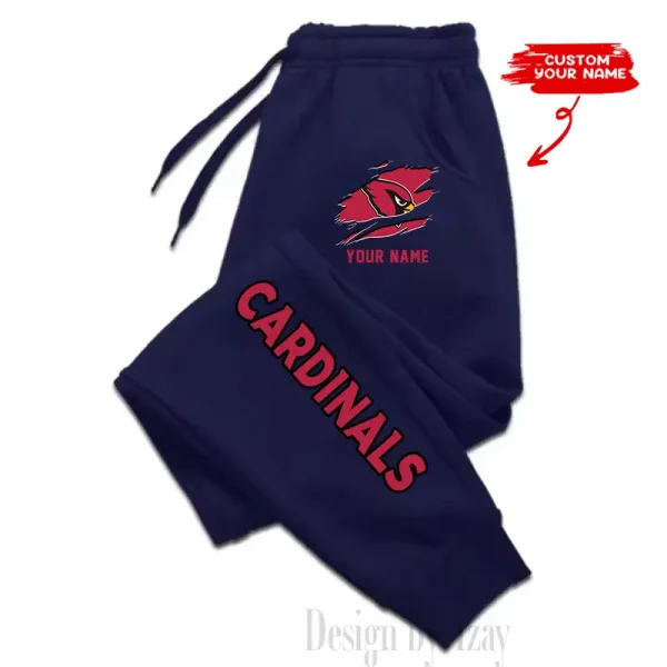 Arizona Cardinals Custom Long Sweatpants Jogger BGJGPSP283 - Image 2