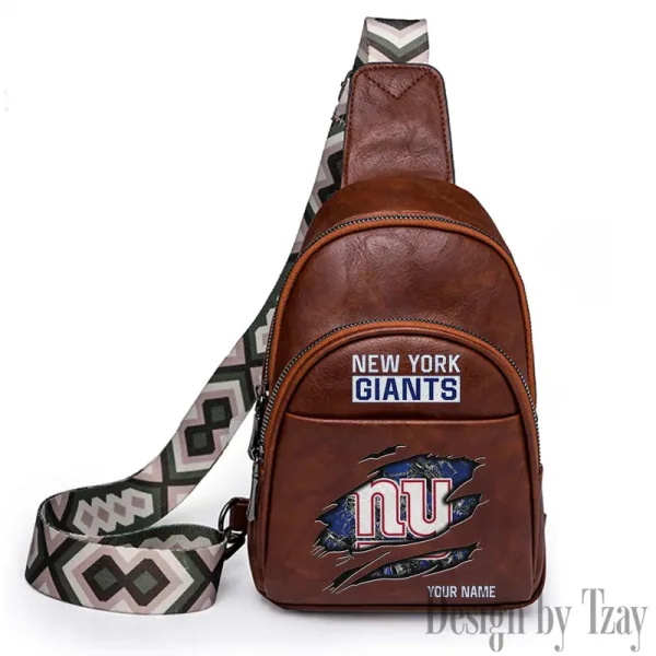 New York Giants Leather Relang Sling Bag for Women Crossbody For Travel And Daily Use SPTLRSB024 - Image 3
