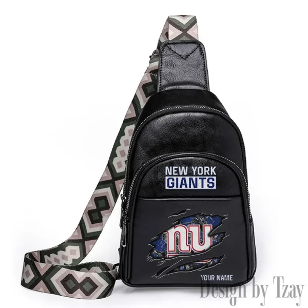 New York Giants Leather Relang Sling Bag for Women Crossbody For Travel And Daily Use SPTLRSB024 - Image 4