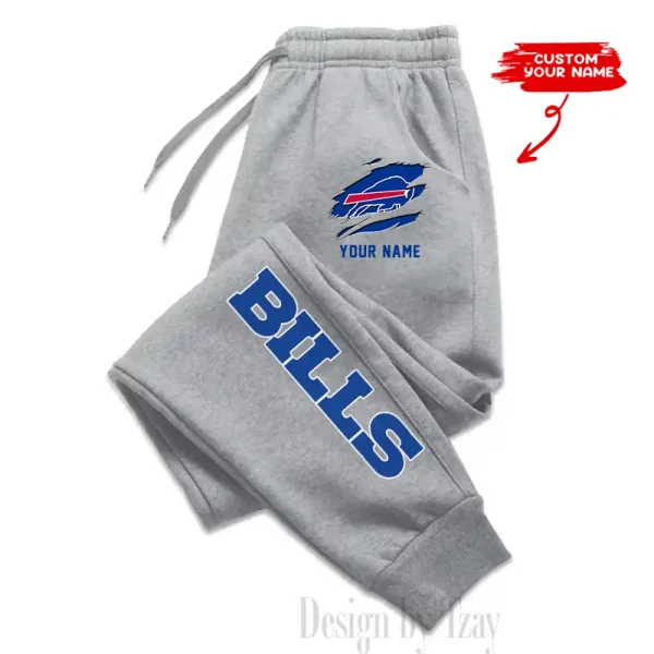 Buffalo Bills Custom Long Sweatpants Jogger BGJGPSP286 - Image 3