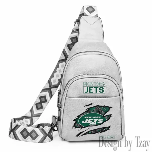 New York Jets Leather Relang Sling Bag for Women Crossbody For Travel And Daily Use SPTLRSB025 - Image 4
