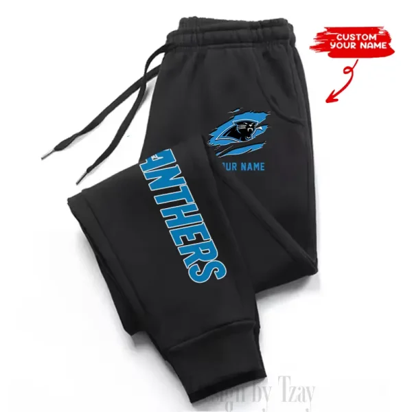 Carolina Panthers Custom Long Sweatpants Jogger BGJGPSP287