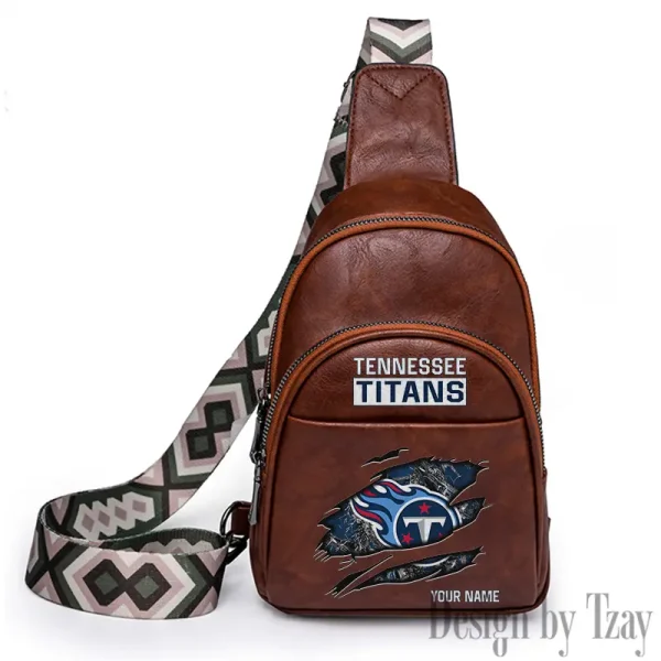 Tennessee Titans Leather Relang Sling Bag for Women Crossbody For Travel And Daily Use SPTLRSB031 - Image 4