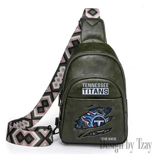 Tennessee Titans Leather Relang Sling Bag for Women Crossbody For Travel And Daily Use SPTLRSB031 - Image 5
