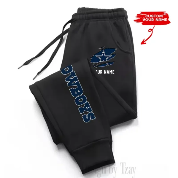 Dallas Cowboys Custom Long Sweatpants Jogger BGJGPSP291 - Image 3