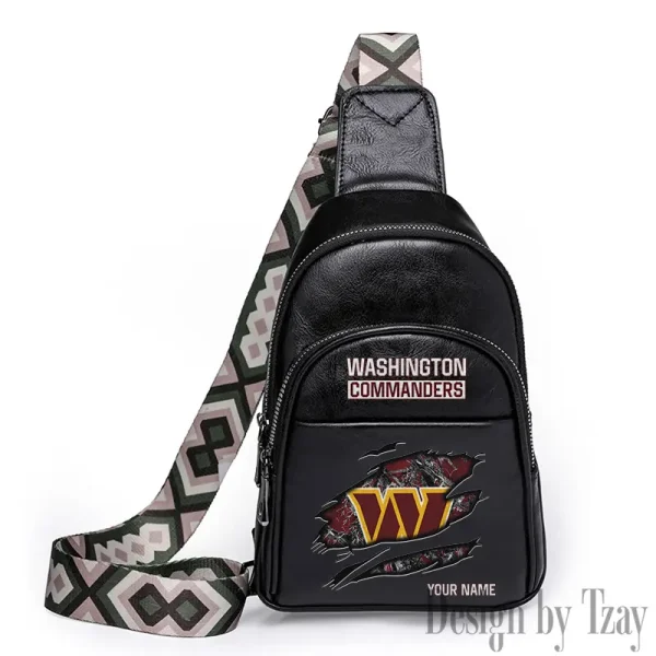 Washington Commanders Leather Relang Sling Bag for Women Crossbody For Travel And Daily Use SPTLRSB032
