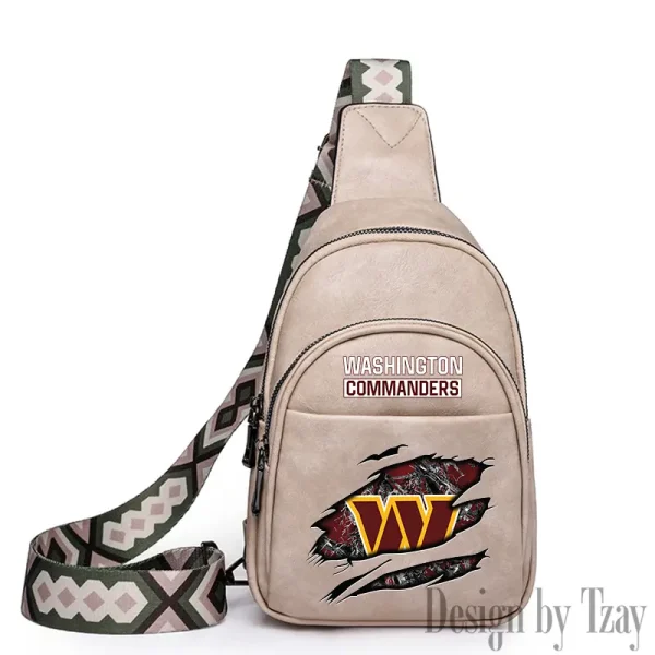 Washington Commanders Leather Relang Sling Bag for Women Crossbody For Travel And Daily Use SPTLRSB032 - Image 2