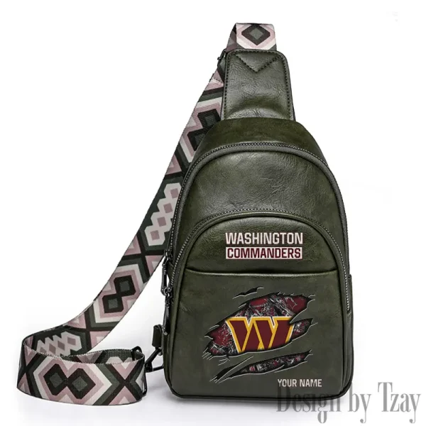 Washington Commanders Leather Relang Sling Bag for Women Crossbody For Travel And Daily Use SPTLRSB032 - Image 3