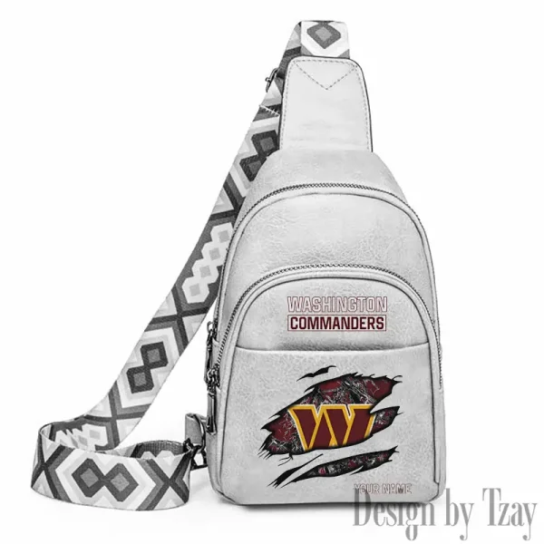 Washington Commanders Leather Relang Sling Bag for Women Crossbody For Travel And Daily Use SPTLRSB032 - Image 5