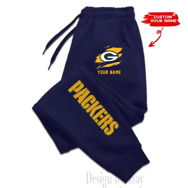 Green Bay Packers Custom Long Sweatpants Jogger BGJGPSP294 - Image 2