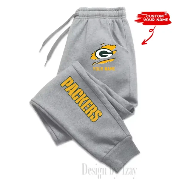 Green Bay Packers Custom Long Sweatpants Jogger BGJGPSP294 - Image 3