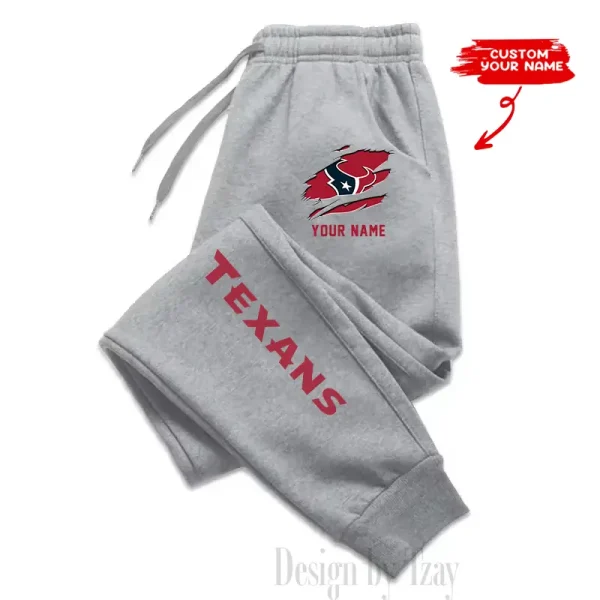 Houston Texans Custom Long Sweatpants Jogger BGJGPSP295