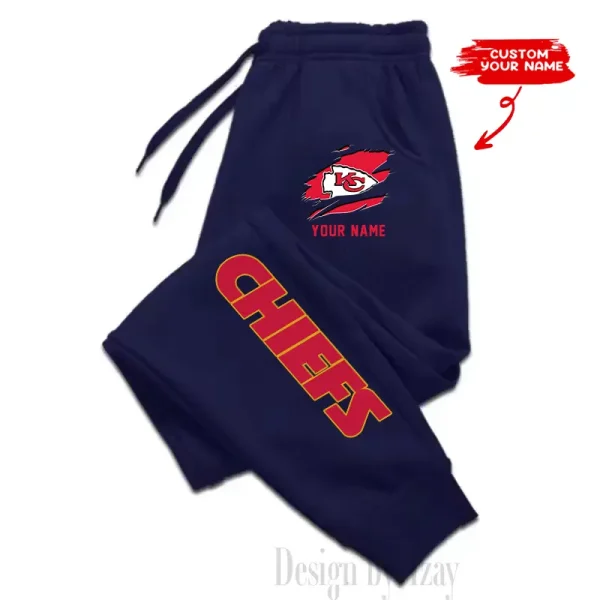 Kansas City Chiefs Custom Long Sweatpants Jogger BGJGPSP298
