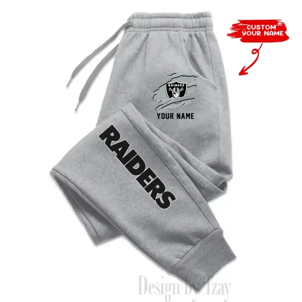 Las Vegas Raiders Custom Long Sweatpants Jogger BGJGPSP299 - Image 2