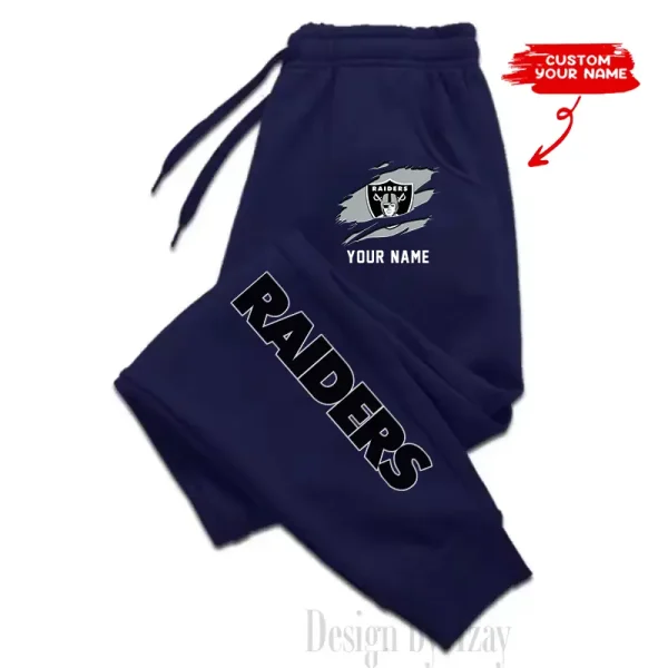 Las Vegas Raiders Custom Long Sweatpants Jogger BGJGPSP299 - Image 3