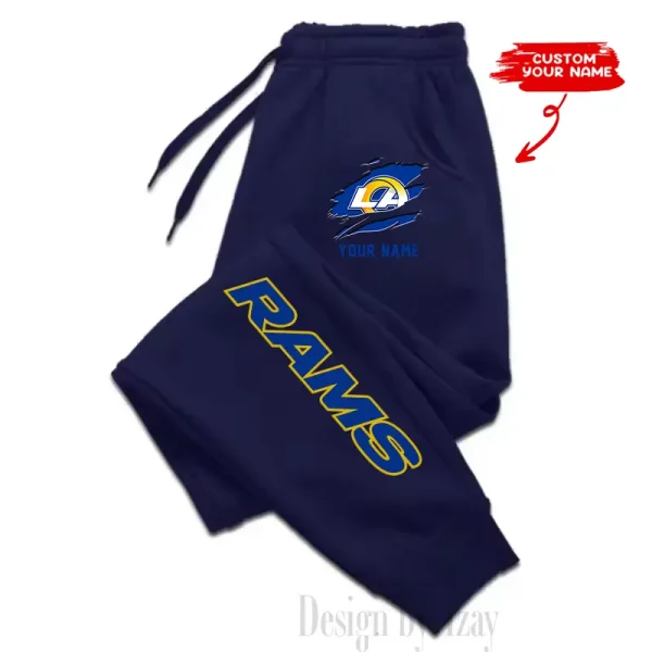 Los Angeles Rams Custom Long Sweatpants Jogger BGJGPSP301
