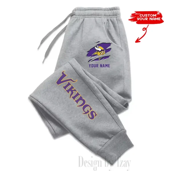 Minnesota Vikings Custom Long Sweatpants Jogger BGJGPSP303