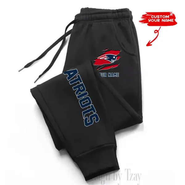 New England Patriots Custom Long Sweatpants Jogger BGJGPSP304