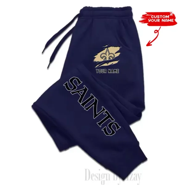 New Orleans Saints Custom Long Sweatpants Jogger BGJGPSP305