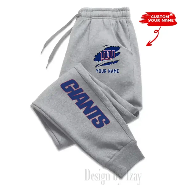 New York Giants Custom Long Sweatpants Jogger BGJGPSP306