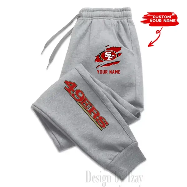 San Francisco 49ers Custom Long Sweatpants Jogger BGJGPSP310