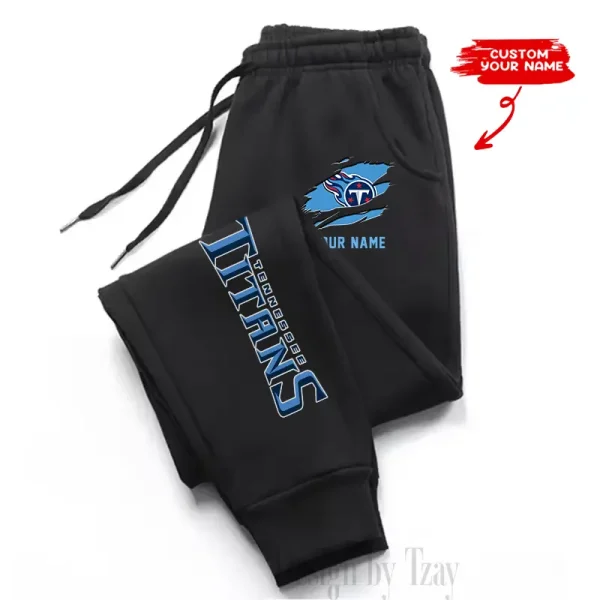 Tennessee Titans Custom Long Sweatpants Jogger BGJGPSP313 - Image 2