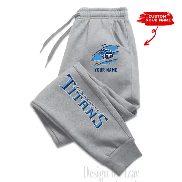 Tennessee Titans Custom Long Sweatpants Jogger BGJGPSP313