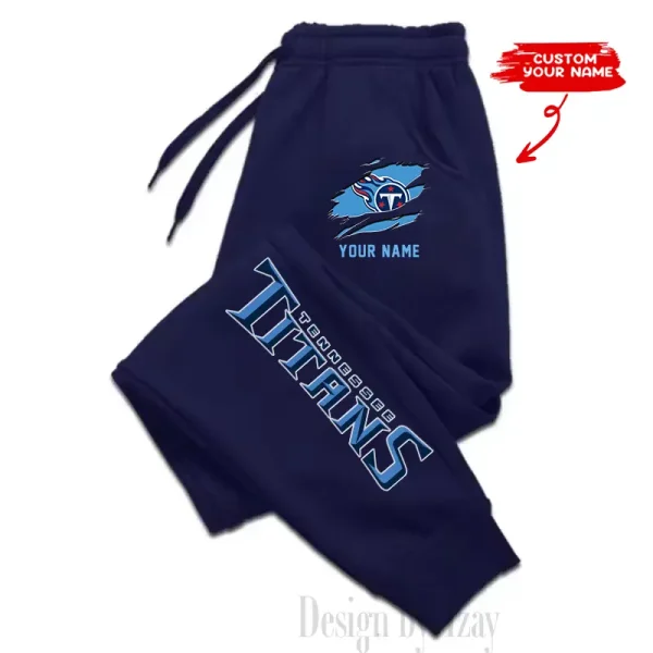 Tennessee Titans Custom Long Sweatpants Jogger BGJGPSP313 - Image 3