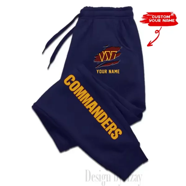 Washington Commanders Custom Long Sweatpants Jogger BGJGPSP314 - Image 2
