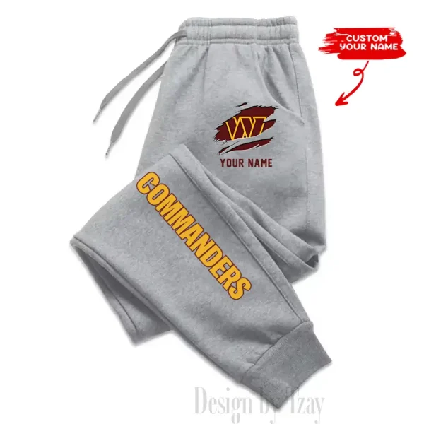 Washington Commanders Custom Long Sweatpants Jogger BGJGPSP314 - Image 3