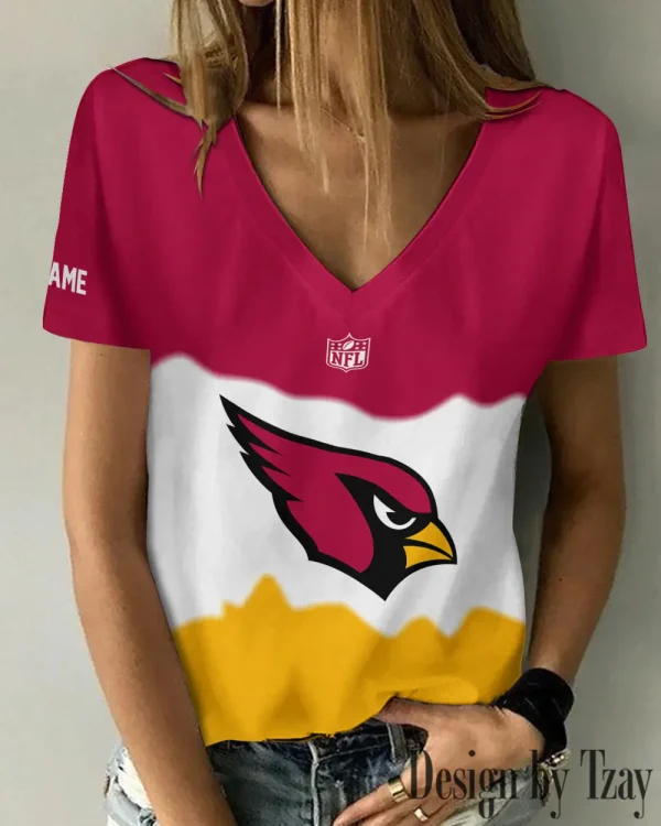 Arizona Cardinals Casual V-Neck Female Fashion New Trending 2025 AGCWTS1158 - Image 2