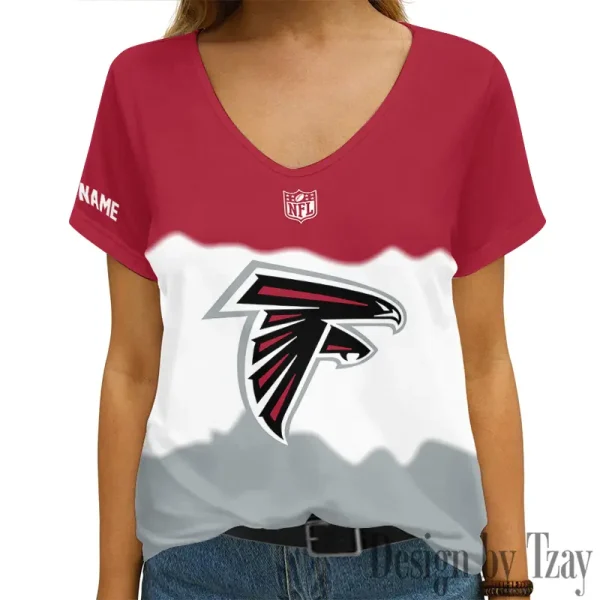 Atlanta Falcons Casual V-Neck Female Fashion New Trending 2025 AGCWTS1159