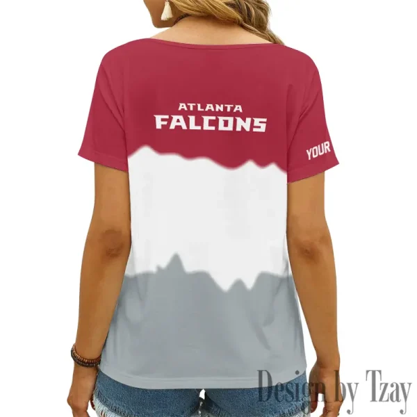 Atlanta Falcons Casual V-Neck Female Fashion New Trending 2025 AGCWTS1159 - Image 3