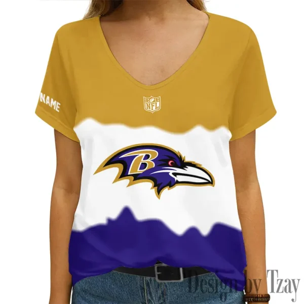 Baltimore Ravens Casual V-Neck Female Fashion New Trending 2025 AGCWTS1160