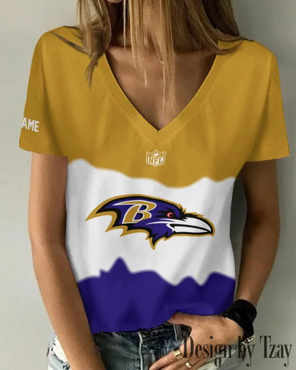 Baltimore Ravens Casual V-Neck Female Fashion New Trending 2025 AGCWTS1160 - Image 2