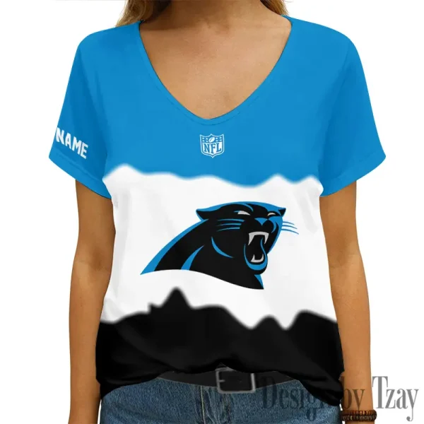 Carolina Panthers Casual V-Neck Female Fashion New Trending 2025 AGCWTS1162