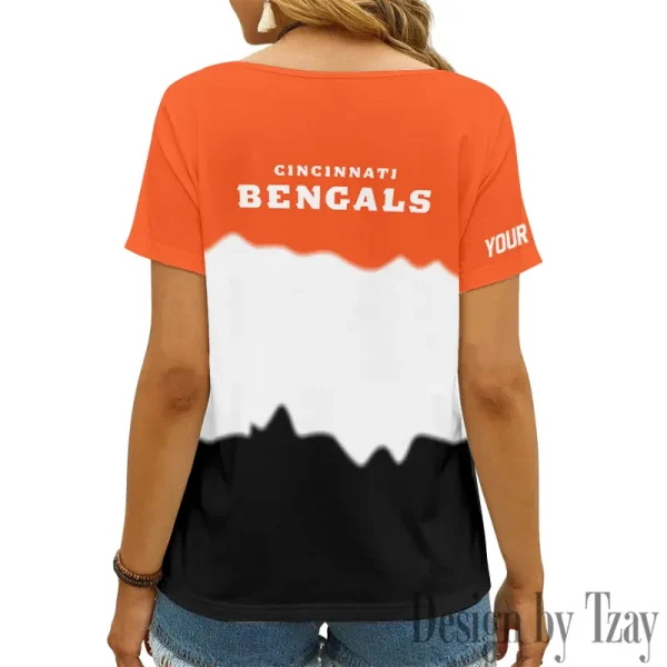Cincinnati Bengals Casual V-Neck Female Fashion New Trending 2025 AGCWTS1164 - Image 3