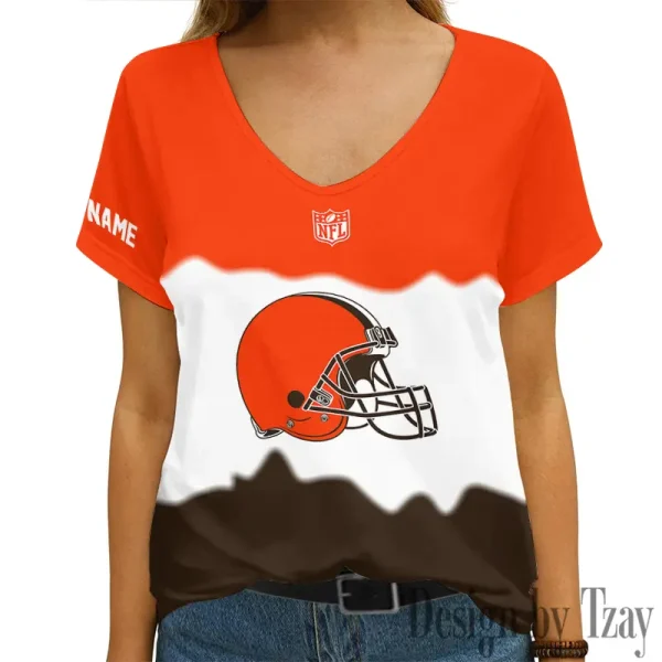 Cleveland Browns Casual V-Neck Female Fashion New Trending 2025 AGCWTS1165