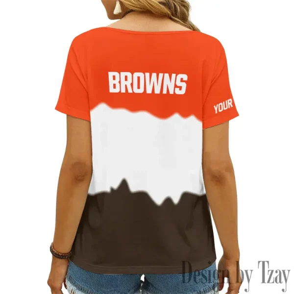 Cleveland Browns Casual V-Neck Female Fashion New Trending 2025 AGCWTS1165 - Image 3