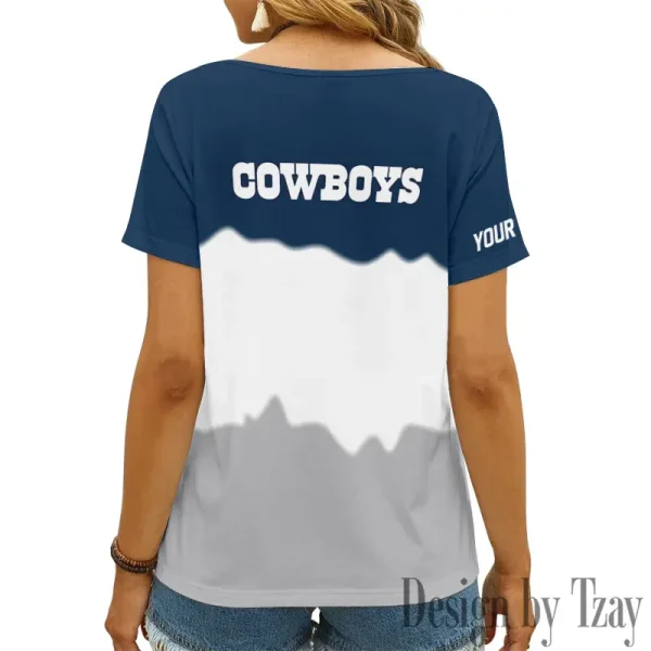 Dallas Cowboys Casual V-Neck Female Fashion New Trending 2025 AGCWTS1166 - Image 3
