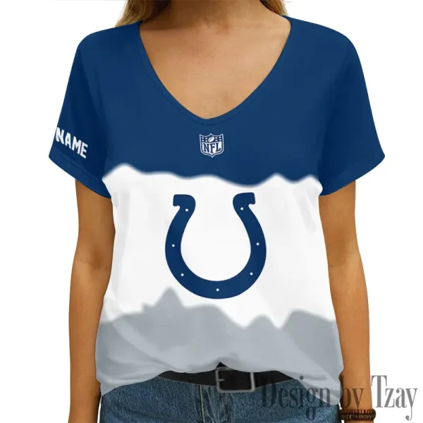 Indianapolis Colts Casual V-Neck Female Fashion New Trending 2025 AGCWTS1171