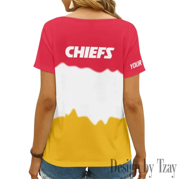 Kansas City Chiefs Casual V-Neck Female Fashion New Trending 2025 AGCWTS1173 - Image 3