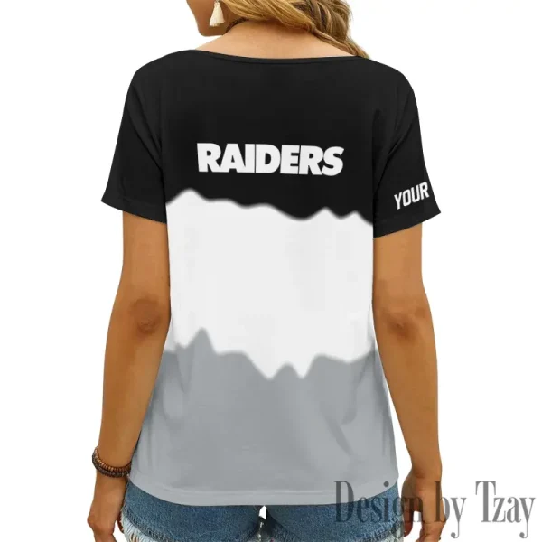 Las Vegas Raiders Casual V-Neck Female Fashion New Trending 2025 AGCWTS1174 - Image 3
