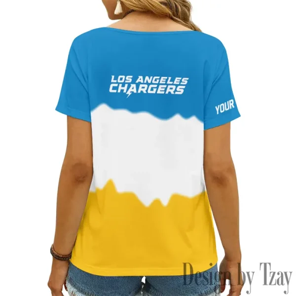 Los Angeles Chargers Casual V-Neck Female Fashion New Trending 2025 AGCWTS1175 - Image 3